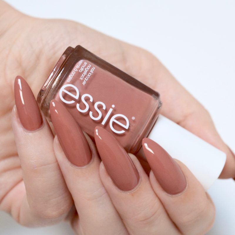 Essie Resort 2017 Sorrento Yourself swatches - rosy terracotta nail polish