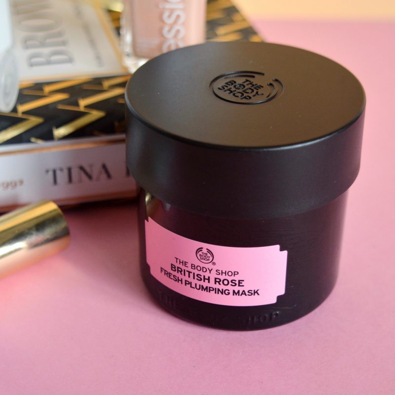My current skincare routine: The Body Shop British Rose mask (rosacea, sensitive skin)